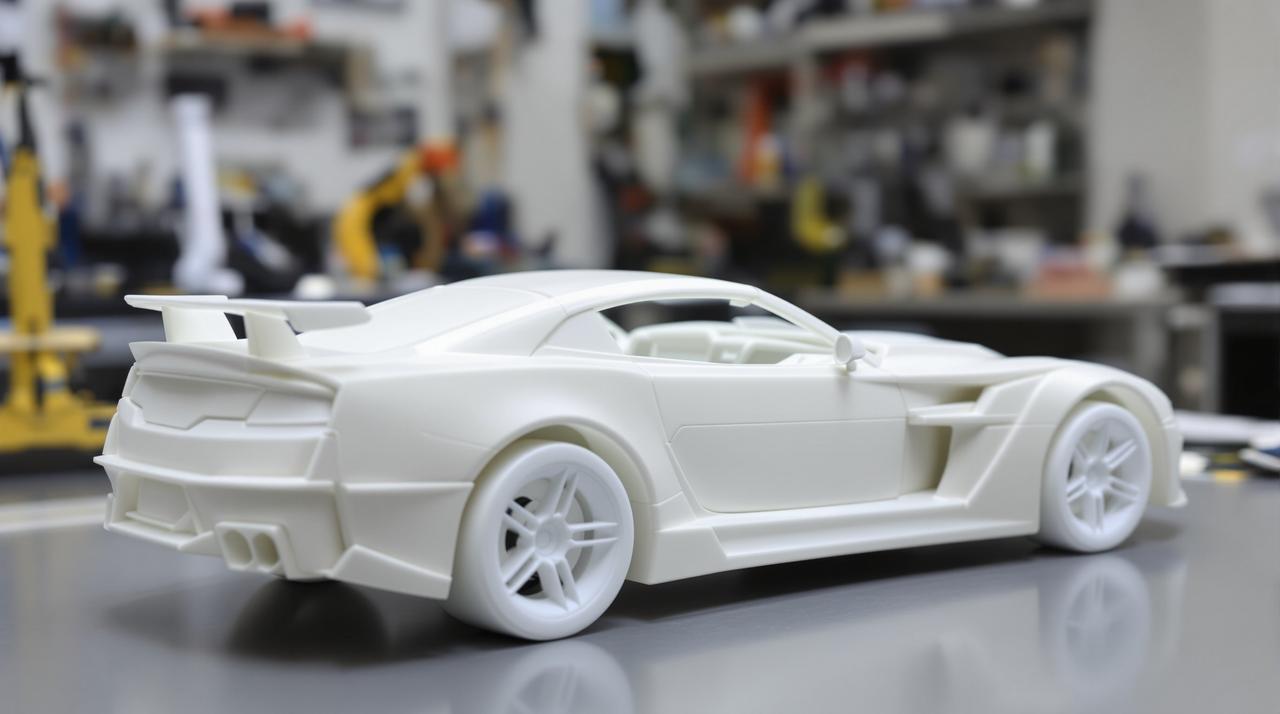 手工制作：用3D打印造一辆跑车模型